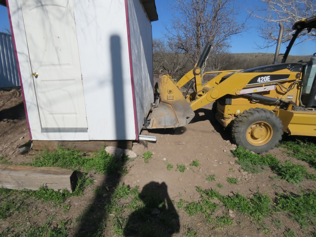 Land Maintenance for Spring: Moving the latrine